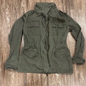 Garage Khaki Utility Jacket for Women